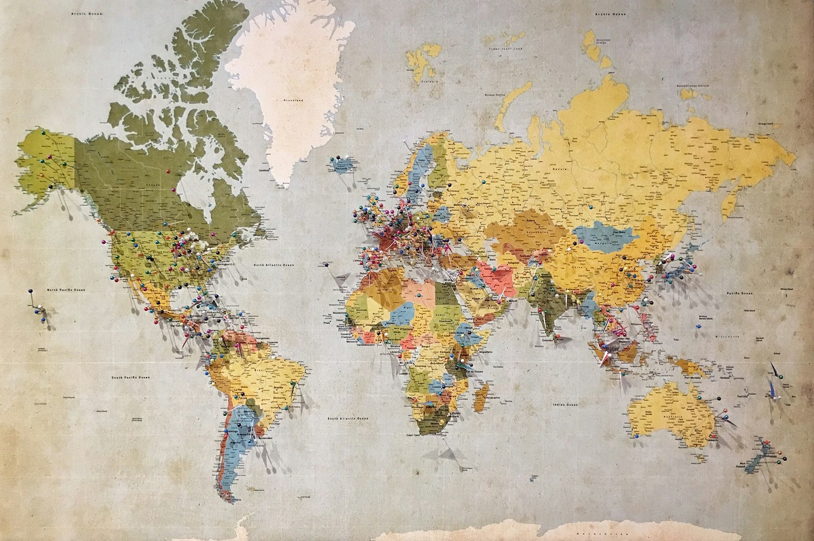 Service area map illustration